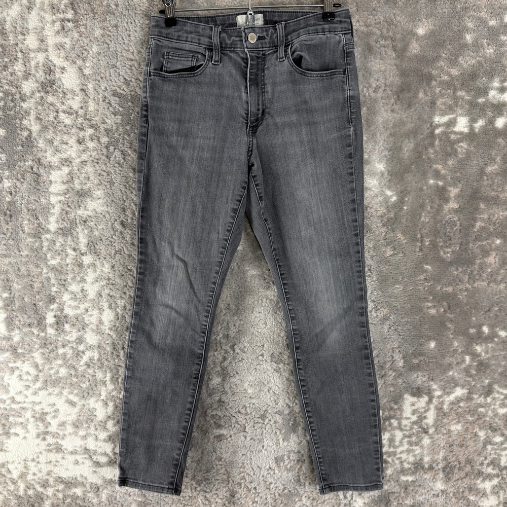 Universal Thread Size 6/28s Mid Rise Skinny Denim Jeans Gray Full‎ Length Women